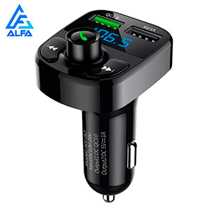 Carregador Carro Transmissor Fm Bluetooth Veicular X8 Mp3 Rádio