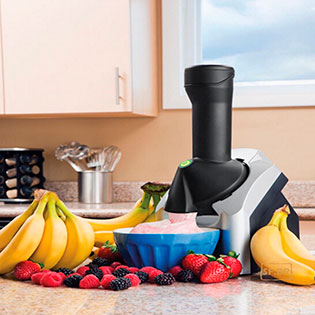 Máquina De Fazer Sorvete Portátil Atualizada Para Sorvetes Domésticos E Iogurte Congelados Macios