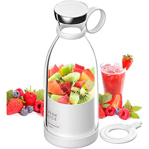 Garrafa Juicer Liquidificador Elétrico Portátil Recarregável COPO 350ml Mixer Shake Misturador