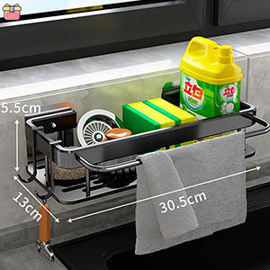 Porta Detergente E Suporte Esponja De Cozinha Porta Esponja Pia Suporte Para Esponja Porta Detergente JP