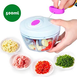Multi Processador de Alimentos Manual Premium 3 Lâminas Inox