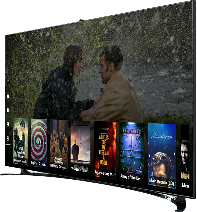 Aplicativo mobile na tv